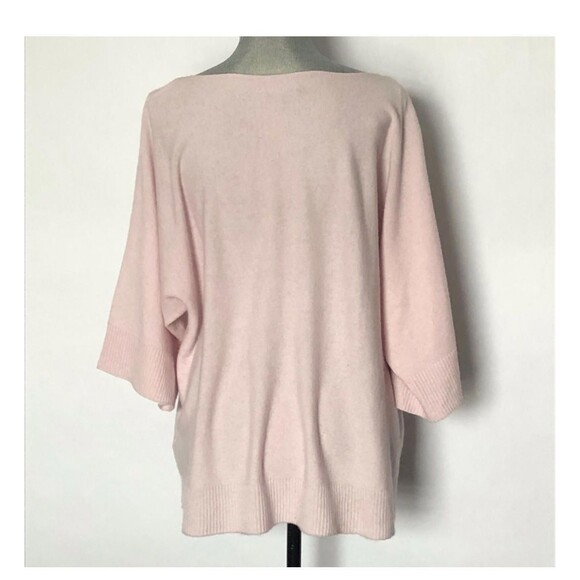 Lafayette 148 Women's 100% Cashmere Pullover Sweater Dolman Sleeve Pink Size XS - Picture 6 of 6